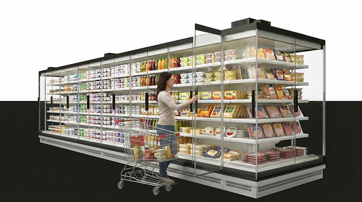 180&deg; Refrigerated display island